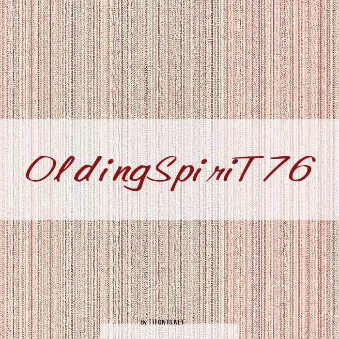 OldingSpiriT76 example